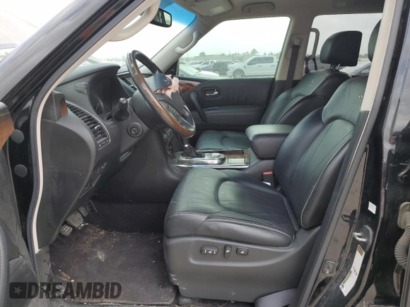 2012 Infiniti QX56 8-passenger with VIN JN8AZ2NDXC9715289, listed as a Copart auction lot 51847835 with 144,489 mi miles and Clean Title. Bid and sale history available at carsss.com. Image 7.