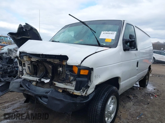 2013 Ford Econoline Cargo Commercial with VIN 1FTNE1EW6DDB31491, listed as a IAAI auction lot 41860383 with 278,572 mi miles. Bid and sale history available at carsss.com. Image 18.