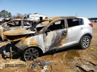 2014 Kia Sportage LX with VIN KNDPB3AC8E7558387, listed as a Copart auction lot 48506785 with 0 mi miles and Non Repairable. Bid and sale history available at carsss.com. Image 1.