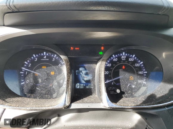 2014 Toyota Avalon Limited with VIN 4T1BK1EB5EU086288, listed as a Copart auction lot 45776185 with 78,313 mi miles and Salvage Title. Bid and sale history available at carsss.com. Image 9.