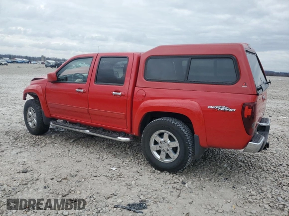 2012 GMC Canyon SLE2 with VIN 1GTH6PFE5C8127913, listed as a Copart auction lot 80253394 with 109,237 mi miles and Clean Title. Bid and sale history available at carsss.com. Image 2.