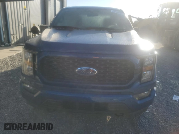 2023 Ford F-150 XL with VIN 1FTEW1EP4PKE26482, listed as a Copart auction lot 74898634 with 0 mi miles and Salvage Title. Bid and sale history available at carsss.com. Image 11.
