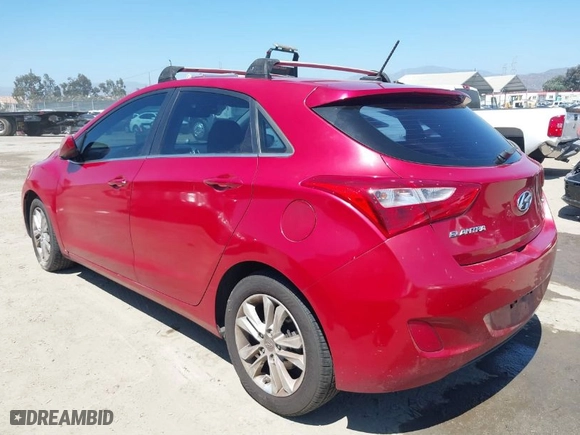 2015 Hyundai Elantra GT with VIN KMHD35LH8FU250557, listed as a IAAI auction lot 39748873 with NaN miles. Bid and sale history available at carsss.com. Image 3.