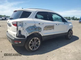 2018 Ford EcoSport Titanium z VIN MAJ6P1WL6JC171564, wystawiony jako Copart lot #57250695 z przebiegiem 63 805 mil mil oraz Szkoda całkowita • Salvage title. Historia ofert i sprzedaży dostępna na DreamBid. Obrazek 3.