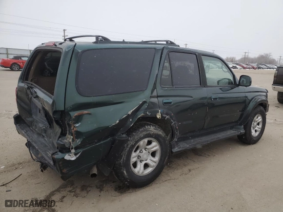 2001 Toyota 4Runner SR5 with VIN JT3GN86RX10205626, listed as a Copart auction lot 45225505 with 354,340 mi miles and Salvage Title. Bid and sale history available at carsss.com. Image 3.