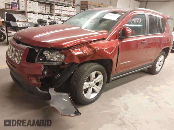 2017 Jeep Compass Latitude with VIN 1C4NJDEB5HD191178, listed as a IAAI auction lot 41211543 with 116,130 mi miles and . Bid and sale history available at DreamBid. Image 17.
