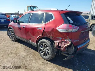 2014 Nissan Rogue SV with VIN 5N1AT2MT0EC788615, listed as a IAAI auction lot 41471237 with 127,427 mi miles. Bid and sale history available at carsss.com. Image 3.
