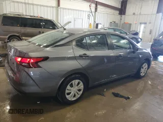 2024 Nissan Versa S with VIN 3N1CN8DV7RL919984, listed as a Copart auction lot 54871485 with 17,709 mi miles and Clean Title. Bid and sale history available at DreamBid. Image 3.