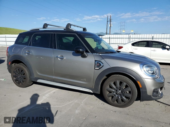 2019 MINI Countryman Cooper S with VIN WMZYT5C5XK3G92755, listed as a Copart auction lot 60106485 with 55,647 mi miles and Salvage title. Bid and sale history available at DreamBid. Image 4.