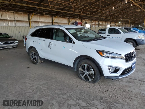 2016 Kia Sorento EX with VIN 5XYPHDA16GG145280, listed as a Copart auction lot 51829755 with 122,167 mi miles and Salvage title. Bid and sale history available at DreamBid. Image 4.