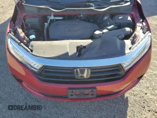 2022 Honda Odyssey EX-L with VIN 5FNRL6H70NB062087, listed as a Copart auction lot 46378875 with 69,965 mi miles and Salvage Title. Bid and sale history available at DreamBid. Image 14.