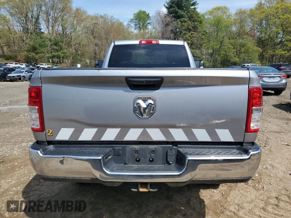 2022 Ram 2500 Tradesman with VIN 3C6MR5AJ6NG418830, listed as a Copart auction lot 55725515 with 27,887 mi miles and Salvage title. Bid and sale history available at DreamBid. Image 6.