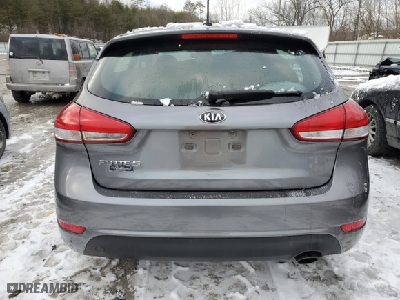 2016 Kia Forte 5-Door LX with VIN KNAFK5A86G5622540, listed as a Copart auction lot 45663255 with 104,753 mi miles and Salvage Title. Bid and sale history available at carsss.com. Image 6.