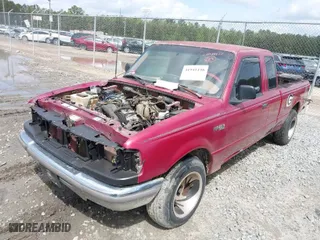 1995 Ford Ranger XL with VIN 1FTCR14A3SPA08504, listed as a IAAI auction lot 41941198 with 222,639 mi miles. Bid and sale history available at carsss.com. Image 2.