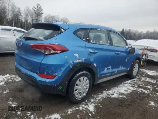 2018 Hyundai Tucson SEL with VIN KM8J33A40JU599616, listed as a Copart auction lot 52883825 with 58,828 mi miles and Salvage Title. Bid and sale history available at carsss.com. Image 3.