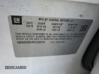 2015 Cadillac ATS Premium with VIN 1G6AE5SX4F0133210, listed as a Copart auction lot 77027604 with 80,682 mi miles and Salvage Title. Bid and sale history available at carsss.com. Image 12.