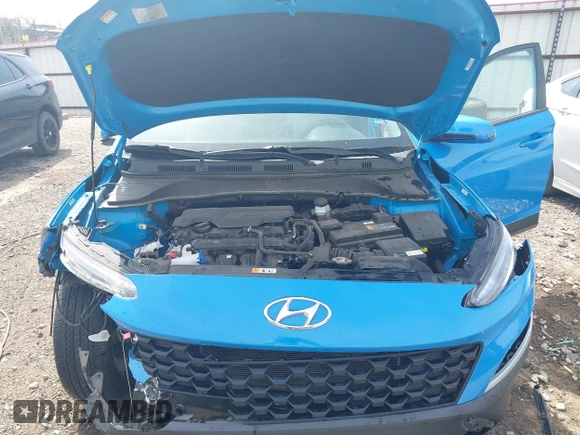 2022 Hyundai Kona SEL with VIN KM8K32AB2NU765962, listed as a IAAI auction lot 41865719 with 40,017 mi miles and . Bid and sale history available at carsss.com. Image 10.