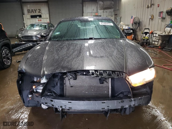 2014 Dodge Charger SE with VIN 2C3CDXBG9EH145565, listed as a Copart auction lot 47486455 with 107,274 mi miles and Salvage Title. Bid and sale history available at carsss.com. Image 5.