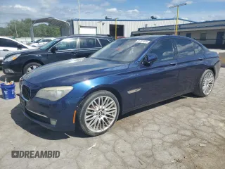 2012 BMW 7 Series with VIN WBAKX6C58CC197207, listed as a Copart auction lot 84153784 with 130,049 mi miles and Salvage title. Bid and sale history available at DreamBid. Image 1.