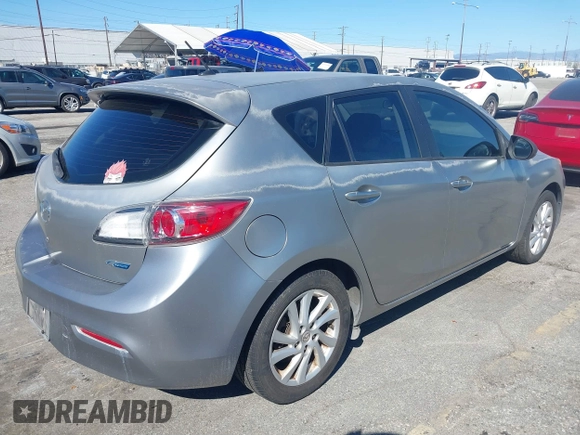 2012 Mazda Mazda3 i Touring with VIN JM1BL1L87C1609141, listed as a IAAI auction lot 41871418 with 125,253 mi miles. Bid and sale history available at carsss.com. Image 4.