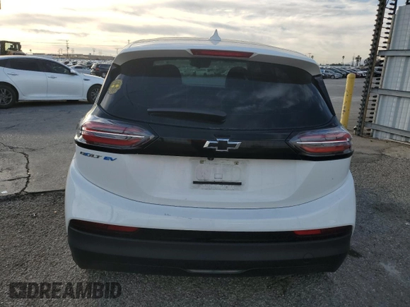 2022 Chevrolet Bolt EV 1LT with VIN 1G1FW6S0XN4116579, listed as a Copart auction lot 41822115 with 42,549 mi miles and Salvage title. Bid and sale history available at DreamBid. Image 6.