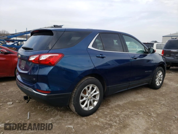 2019 Chevrolet Equinox LT with VIN 2GNAXKEV6K6196673, listed as a Copart auction lot 52433565 with 86,956 mi miles and Clean Title. Bid and sale history available at DreamBid. Image 3.