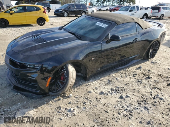 2019 Chevrolet Camaro 2SS z VIN 1G1FH3D72K0126254, wystawiony jako Copart lot #89075055 z przebiegiem 65 280 mil mil oraz Szkoda całkowita • Salvage title. Historia ofert i sprzedaży dostępna na DreamBid. Obrazek 1.