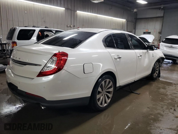 2016 Lincoln MKS с VIN 1LNHL9DK0GG601318, выставлен на аукционе Copart как лот 80114224 с пробегом 67 526 миль миль и Списание • Salvage title. История ставок и продаж доступна на DreamBid. Изображение 3.