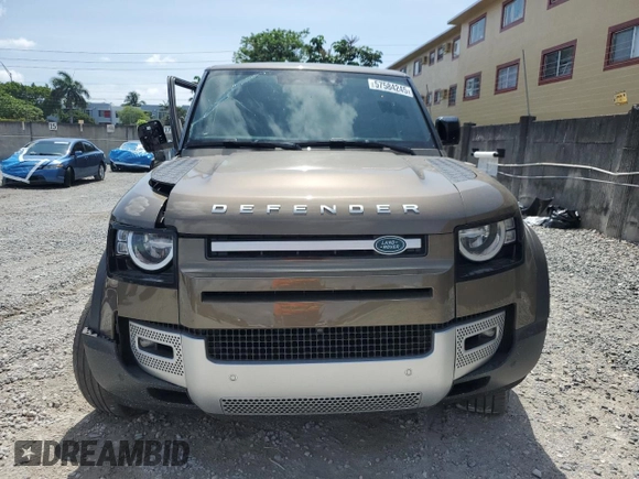 2023 Land Rover Defender S with VIN SALEJ6EX7P2237930, listed as a Copart auction lot 57584245 with 23,444 mi miles and Non repairable. Bid and sale history available at DreamBid. Image 5.