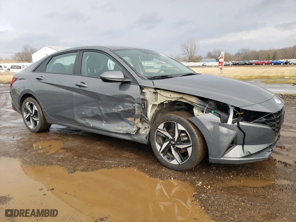 2023 Hyundai Elantra SEL with VIN KMHLS4AG6PU582131, listed as a Copart auction lot 47286055 with 26,829 mi miles and Salvage Title. Bid and sale history available at carsss.com. Image 4.