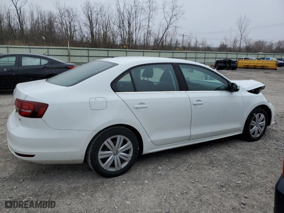 2017 Volkswagen Jetta 1.4T S with VIN 3VW167AJ5HM282645, listed as a Copart auction lot 52574995 with 75,541 mi miles and Salvage Title. Bid and sale history available at carsss.com. Image 3.