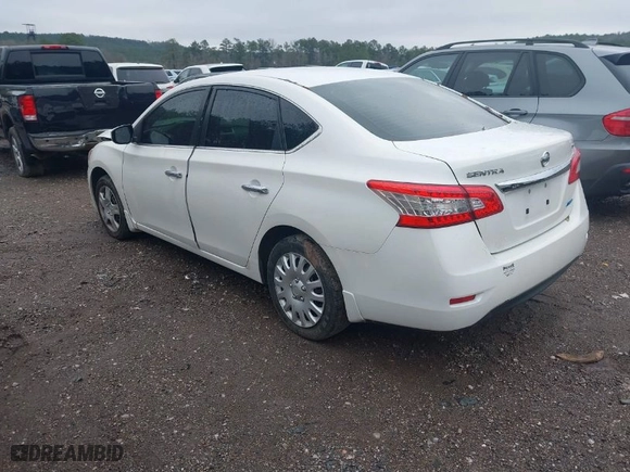 2014 Nissan Sentra SV with VIN 3N1AB7APXEL608866, listed as a IAAI auction lot 41557136 with 119,415 mi miles. Bid and sale history available at carsss.com. Image 3.