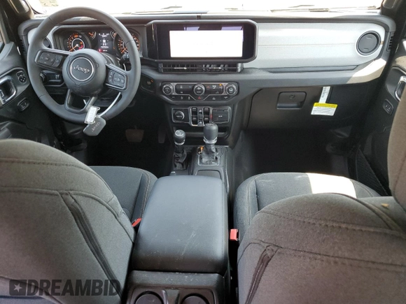 2025 Jeep Wrangler Sport S with VIN 1C4PJXDN1SW598688, listed as a Copart auction lot 61164725 with 281 mi miles and Clean title. Bid and sale history available at DreamBid. Image 8.