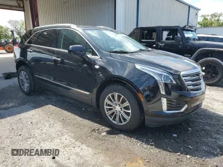 2017 Cadillac XT5 Luxury AWD with VIN 1GYKNDRS6HZ243674, listed as a Copart auction lot 59569145 with 74,550 mi miles and Salvage title. Bid and sale history available at DreamBid. Image 4.