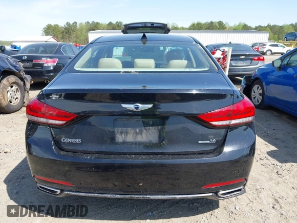 2015 Hyundai Genesis 3.8L z VIN KMHGN4JEXFU021307, wystawiony jako IAAI lot #41925165 z przebiegiem 128 921 mil mil oraz . Historia ofert i sprzedaży dostępna na DreamBid. Obrazek 16.