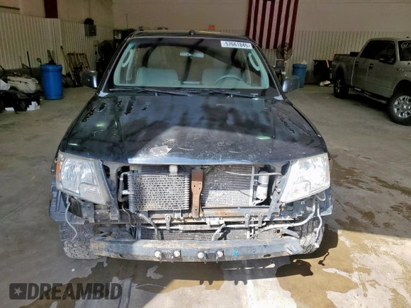 2011 Nissan Frontier SV with VIN 1N6AD0ER2BC409891, listed as a Copart auction lot 57661845 with 155,463 mi miles and Clean title. Bid and sale history available at DreamBid. Image 5.