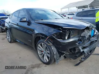 2015 BMW X6 xDrive35i with VIN 5UXKU2C56F0N77929, listed as a IAAI auction lot 41093701 with 96,862 mi miles. Bid and sale history available at carsss.com. Image 1.