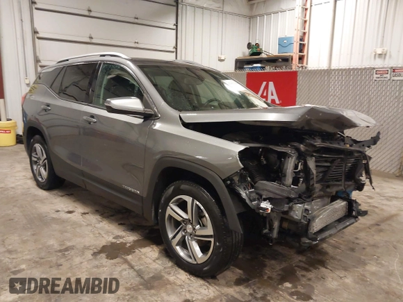 2021 GMC Terrain SLT z VIN 3GKALPEV5ML337611, wystawiony jako IAAI lot #42286132 z przebiegiem 87 447 mil mil oraz . Historia ofert i sprzedaży dostępna na DreamBid. Obrazek 1.