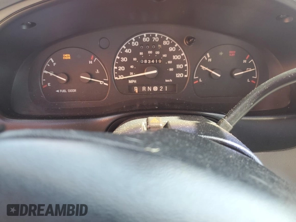 1998 Ford Ranger XL with VIN 1FTYR10CXWUC52056, listed as a Copart auction lot 57692315 with 83,419 mi miles and Clean title. Bid and sale history available at DreamBid. Image 9.