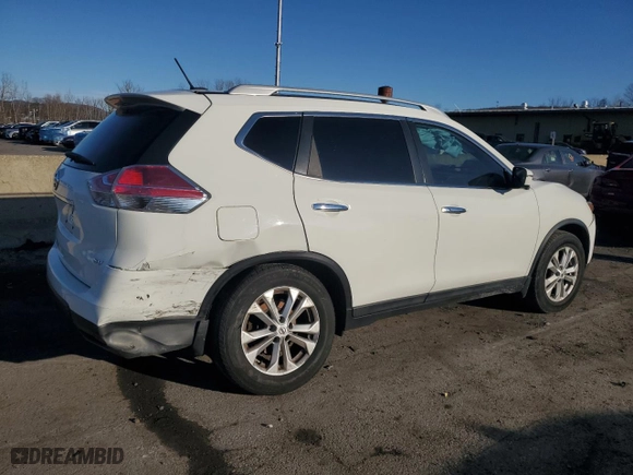 2016 Nissan Rogue SV with VIN 5N1AT2MNXGC912183, listed as a Copart auction lot 49748065 with 124,219 mi miles and Clean Title. Bid and sale history available at carsss.com. Image 3.
