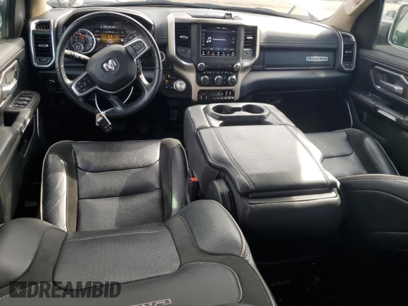 2020 Ram 1500 Laramie with VIN 1C6SRFJM7LN355667, listed as a Copart auction lot 45062385 with 121,512 mi miles and Salvage title. Bid and sale history available at DreamBid. Image 8.