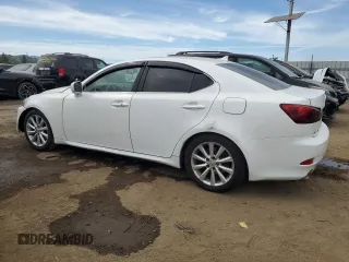 2008 Lexus IS with VIN JTHBK262685075547, listed as a Copart auction lot 52454725 with 140,289 mi miles and Salvage Title. Bid and sale history available at carsss.com. Image 2.