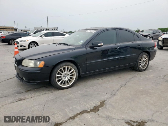 2007 Volvo S60 2.5L Turbo with VIN YV1RS592572644671, listed as a Copart auction lot 53966755 with 174,528 mi miles and Clean Title. Bid and sale history available at carsss.com. Image 1.
