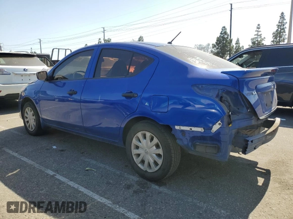 2017 Nissan Versa S Plus with VIN 3N1CN7AP7HL892283, listed as a Copart auction lot 61260695 with 193,544 mi miles and Salvage title. Bid and sale history available at DreamBid. Image 2.