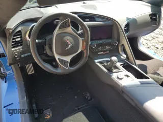 2015 Chevrolet Corvette Z06 3LZ with VIN 1G1YT2D61F5600180, listed as a Copart auction lot 70752014 with 0 mi miles and Salvage Title. Bid and sale history available at carsss.com. Image 8.