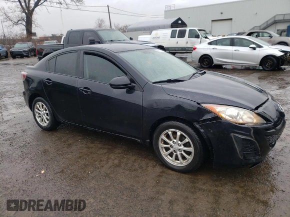 2011 Mazda 3 i Sport with VIN JM1BL1UF7B1377393, listed as a Copart auction lot 50618475 with 160,238 mi miles and Salvage Title. Bid and sale history available at DreamBid. Image 4.