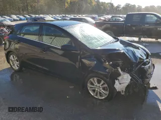 2013 Hyundai Elantra GT with VIN KMHD35LE6DU037206, listed as a Copart auction lot 76306464 with 0 mi miles and Salvage Title. Bid and sale history available at carsss.com. Image 4.