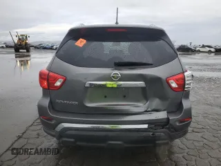 2018 Nissan Pathfinder S with VIN 5N1DR2MN7JC663344, listed as a Copart auction lot 44406985 with 117,208 mi miles and Salvage Title. Bid and sale history available at carsss.com. Image 6.