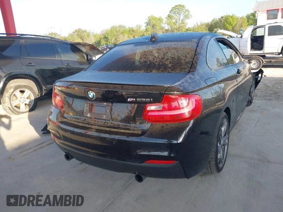 2016 BMW 2 Series M235i with VIN WBA1J7C55GV360926, listed as a IAAI auction lot 41482584 with 60,172 mi miles. Bid and sale history available at carsss.com. Image 4.