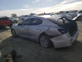2014 Maserati Ghibli z VIN ZAM57XSA3E1105712, wystawiony jako Copart lot #47751435 z przebiegiem 88 432 mil mil oraz Szkoda całkowita • Salvage title. Historia ofert i sprzedaży dostępna na DreamBid. Obrazek 2.